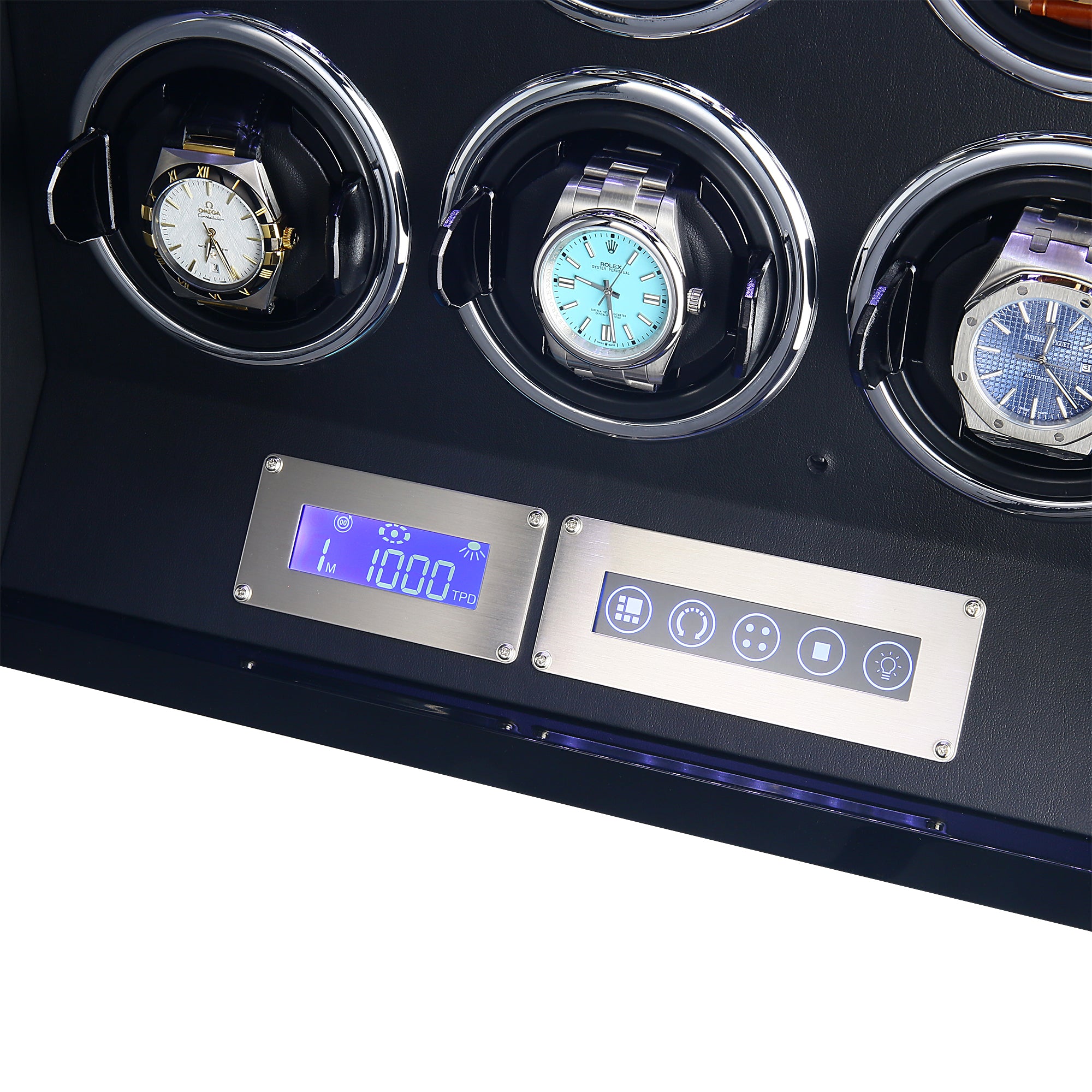 Flinders Watch Winder for 9 Watches with Fingerprint Lock