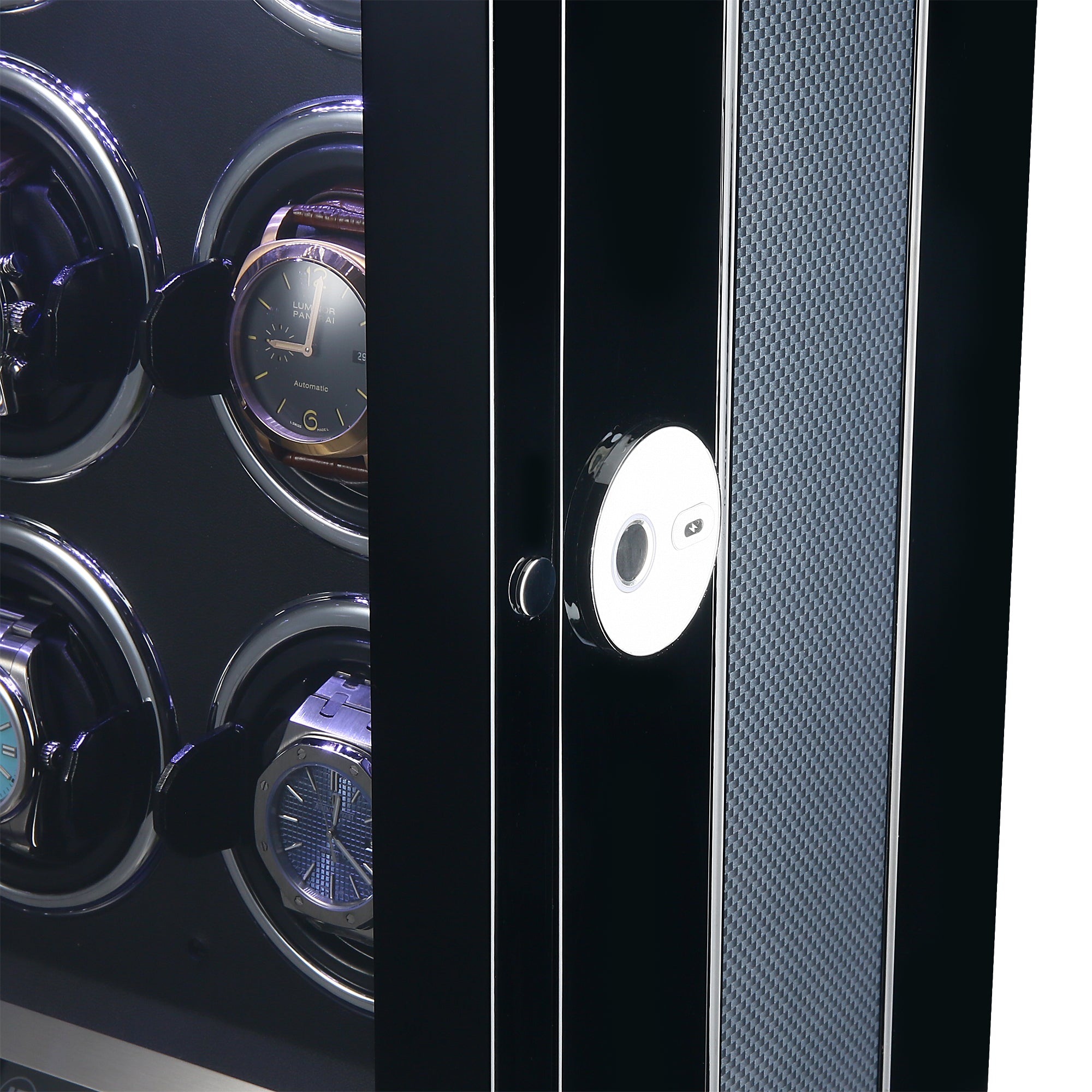 Flinders Watch Winder for 9 Watches with Fingerprint Lock