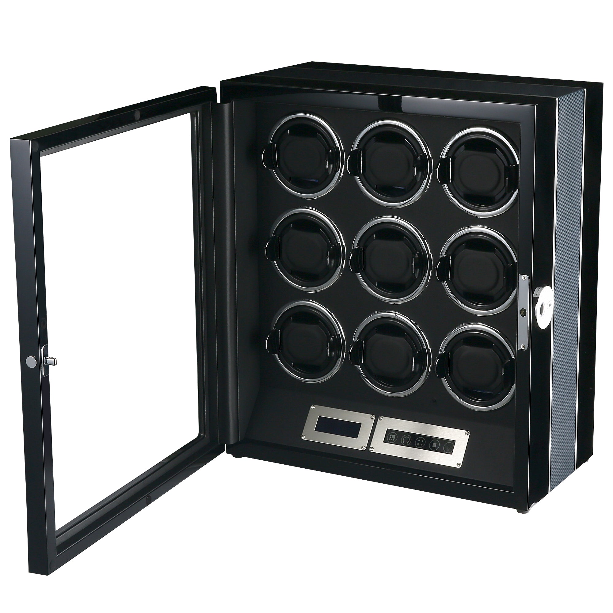 Flinders Watch Winder for 9 Watches with Fingerprint Lock