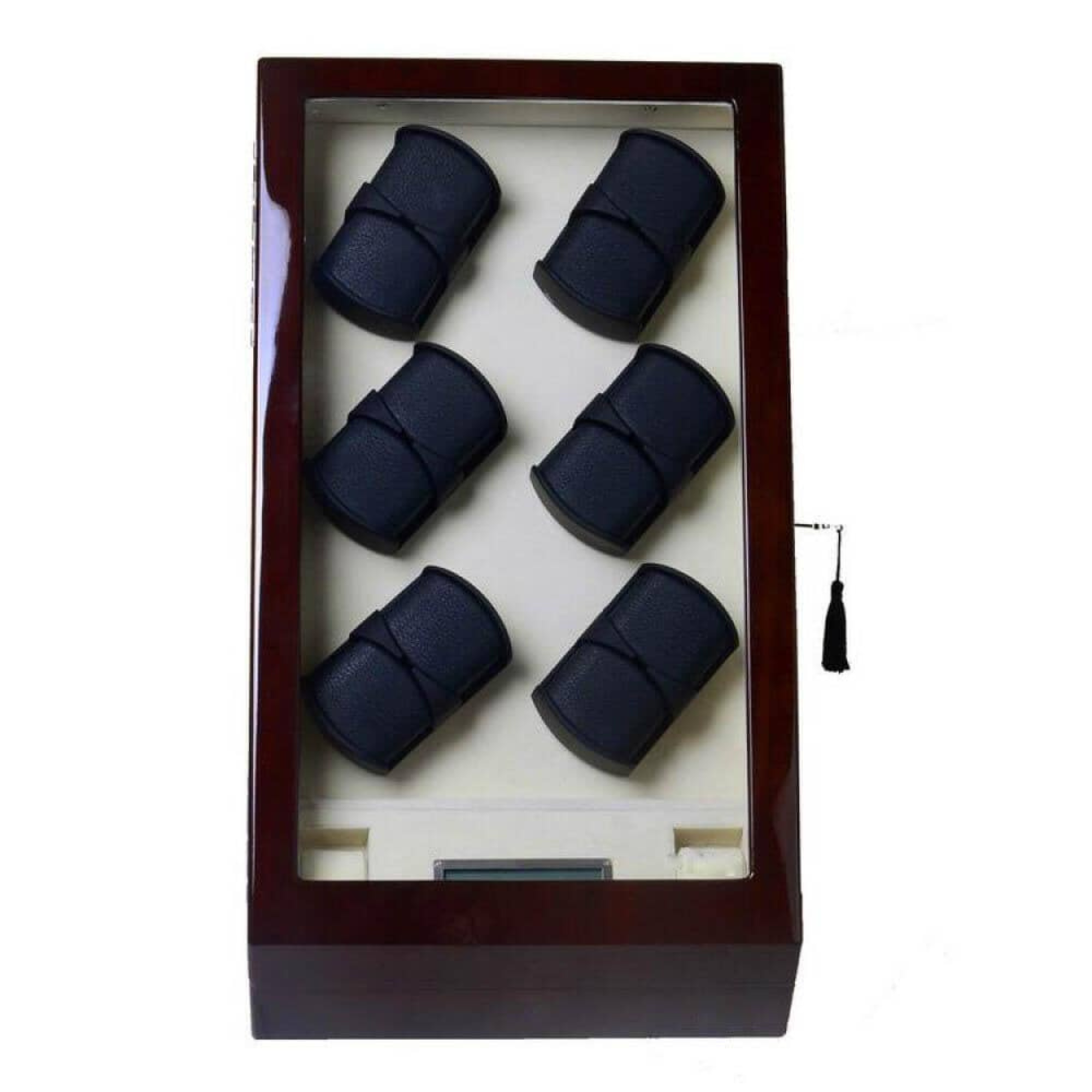 Kosciuszko Watch Winder Box for 12 + 2 Watches in Mahogany