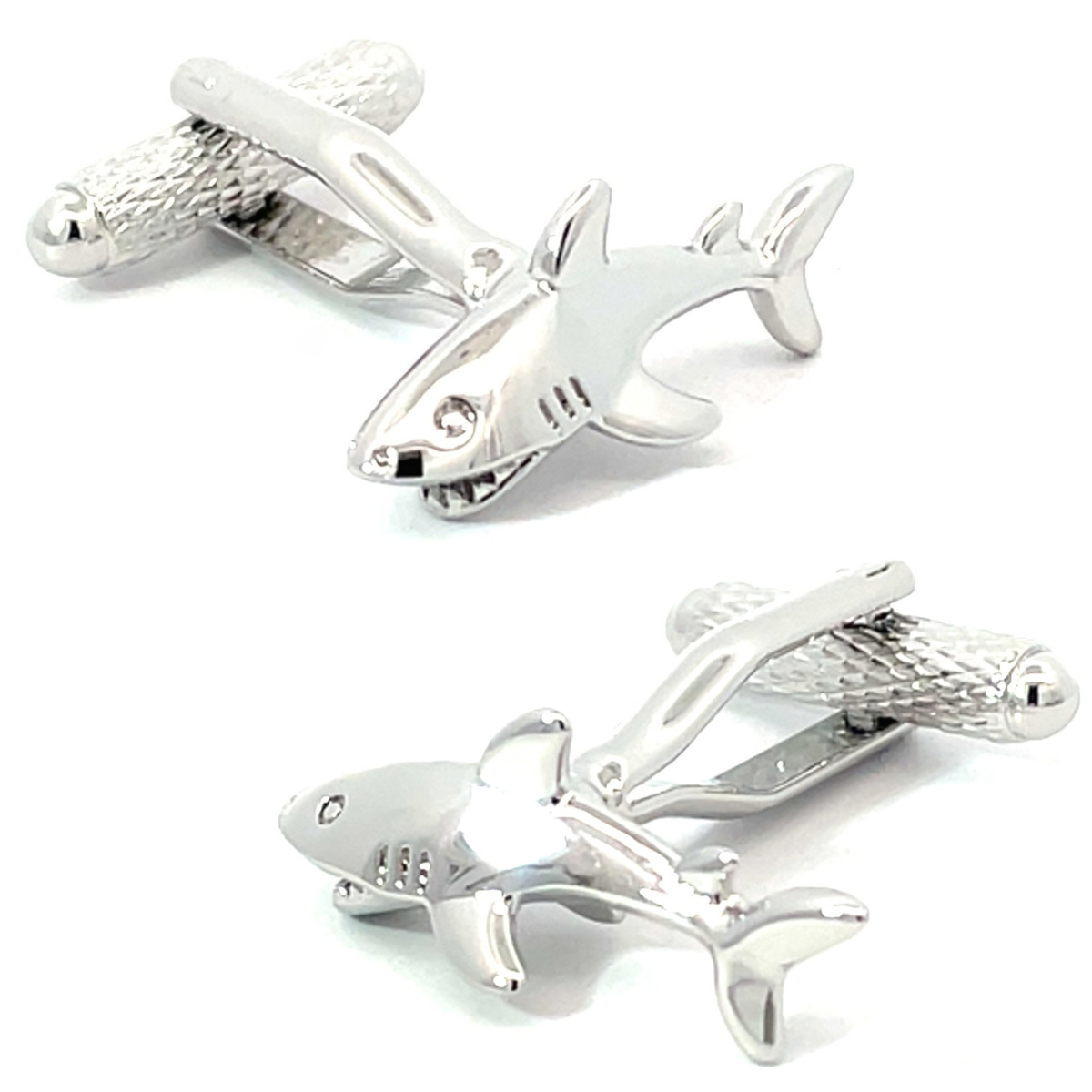 White Pointer Shark Cufflinks