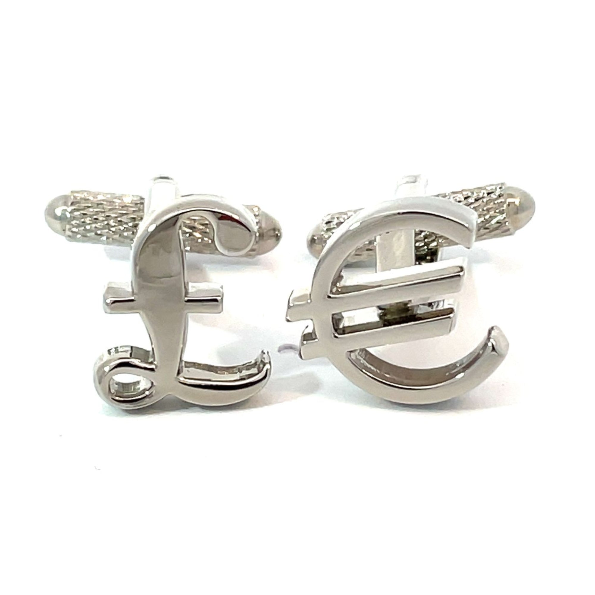 Pound    Euro Cufflinks