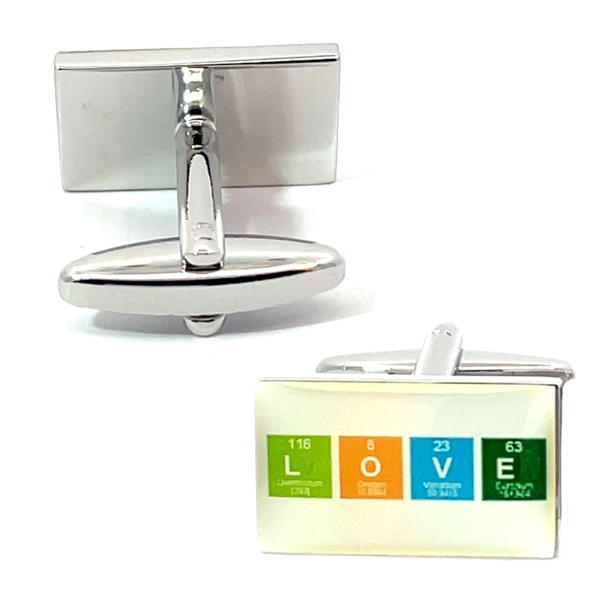 Love You Chemical Table Cufflinks