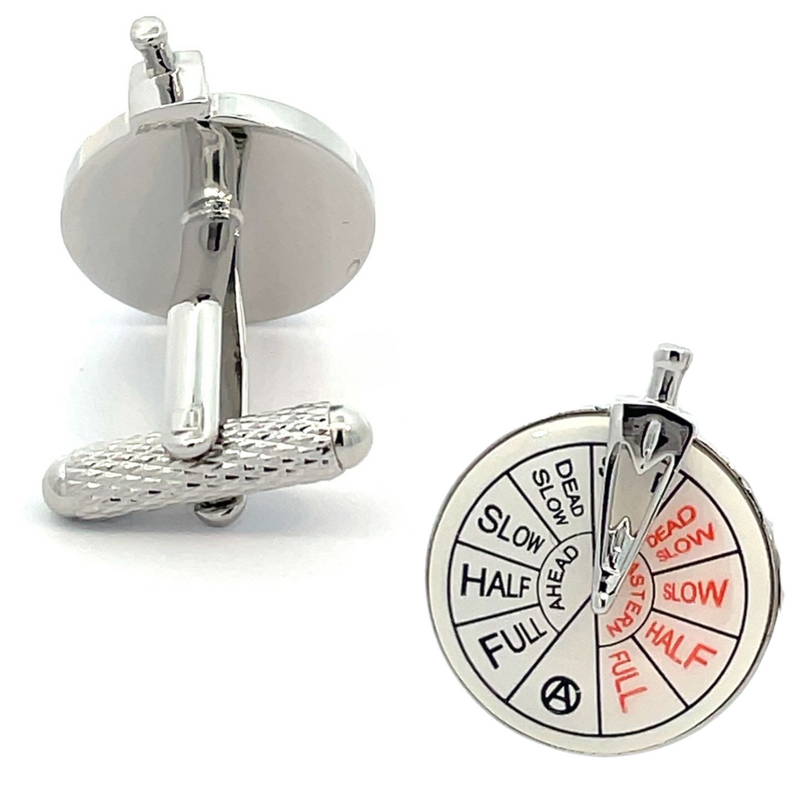 Ship Telegraph with Handle Cufflinks