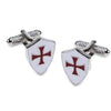 Knights Templar Crusader Shield Cufflinks