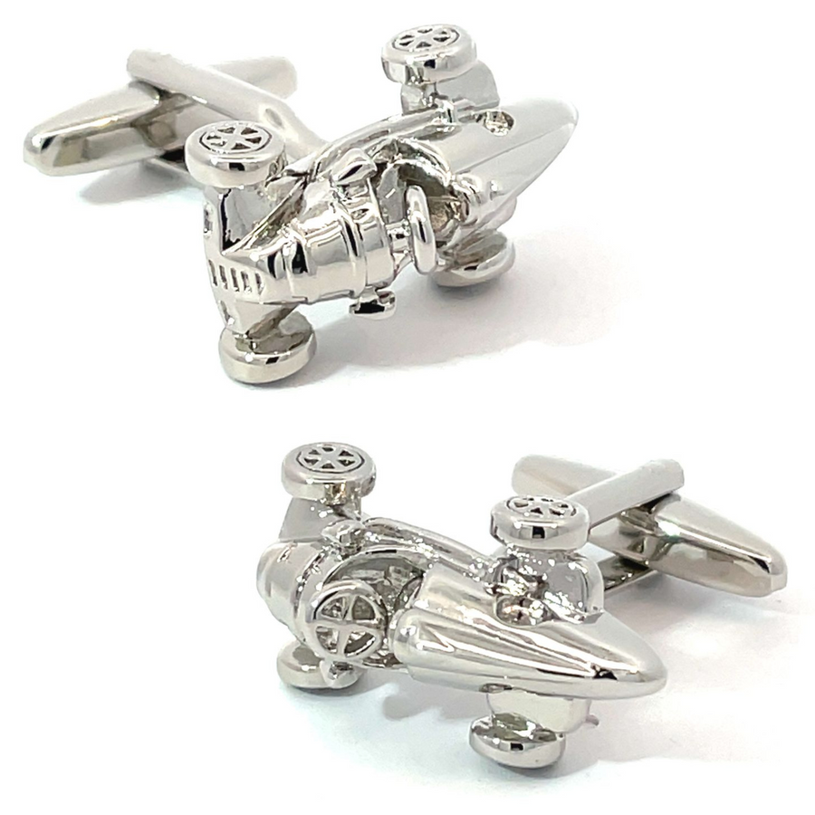 Retro Racing Car Cufflinks