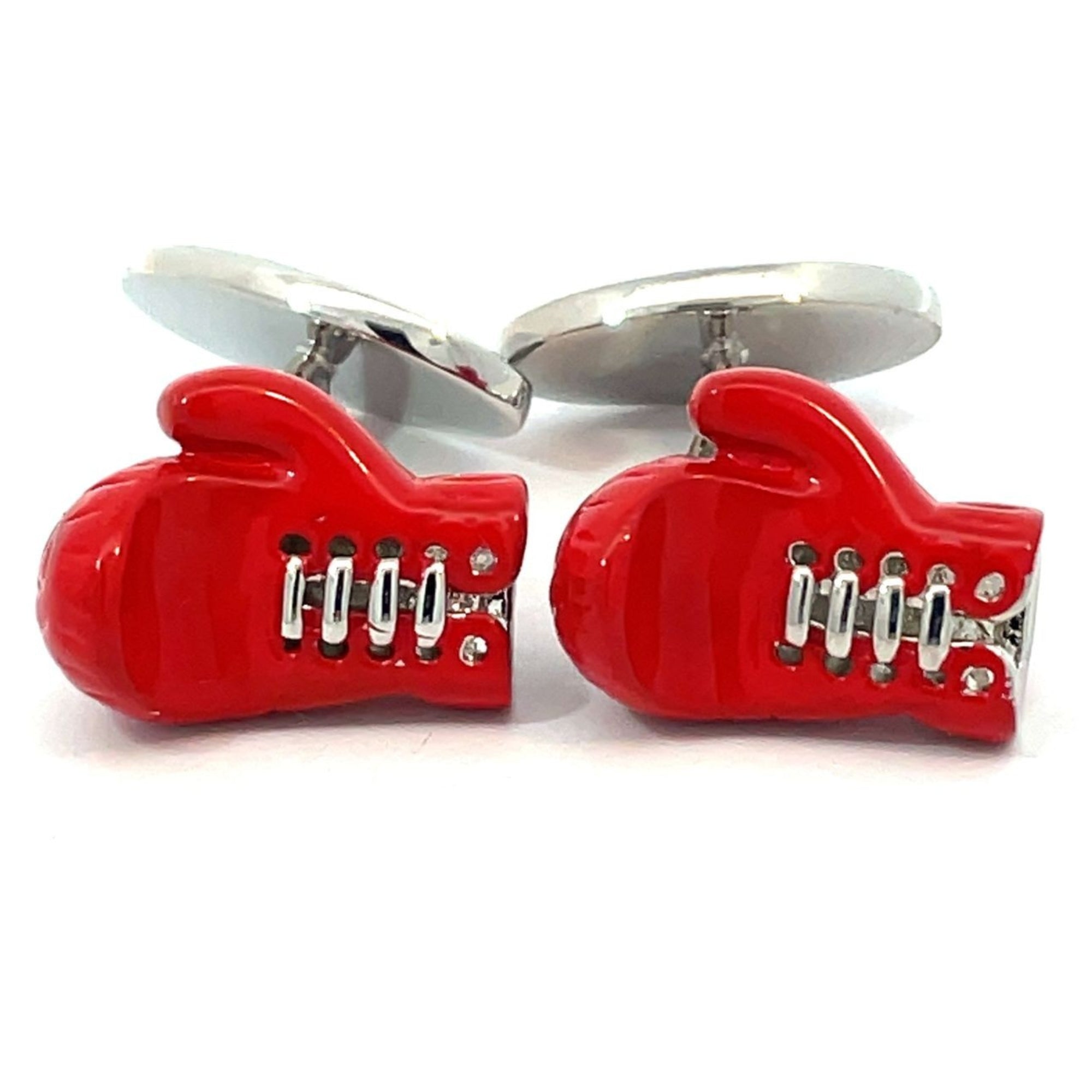Red Boxing Gloves (chain) Cufflinks