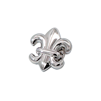 Fleur De Lis Lapel Pin in Silver