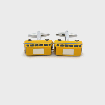 Yellow VW Kombi Cufflinks