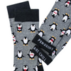 Penguins Heather Gray Mens Sock