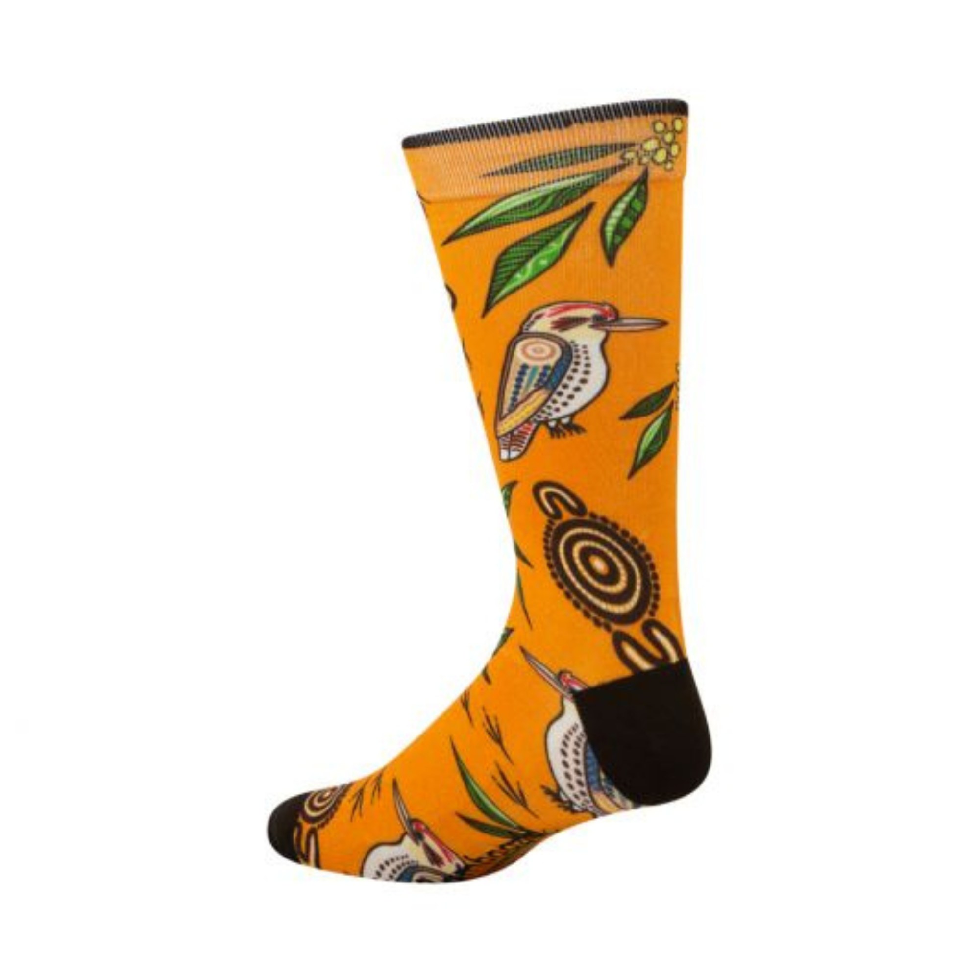 Mens Native Australian Kookaburra Sock