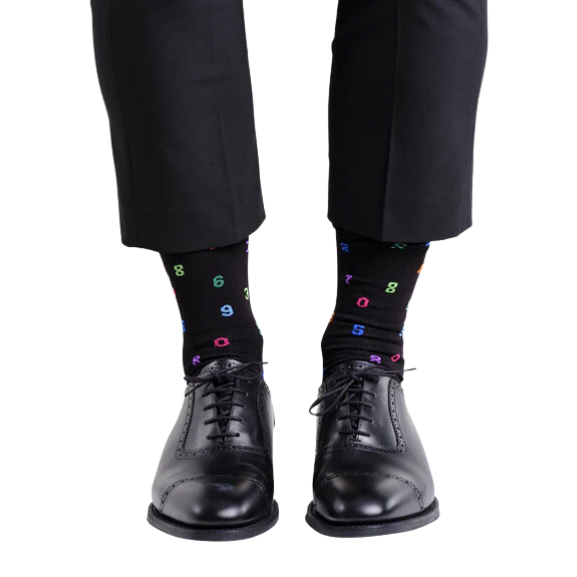 Mens Numbers Bamboo Sock