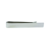 Shiny Silver Tie Bar with straight end 50mm