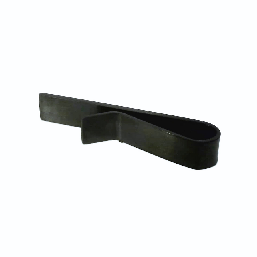 Small Brushed Black Tie Bar 40mm