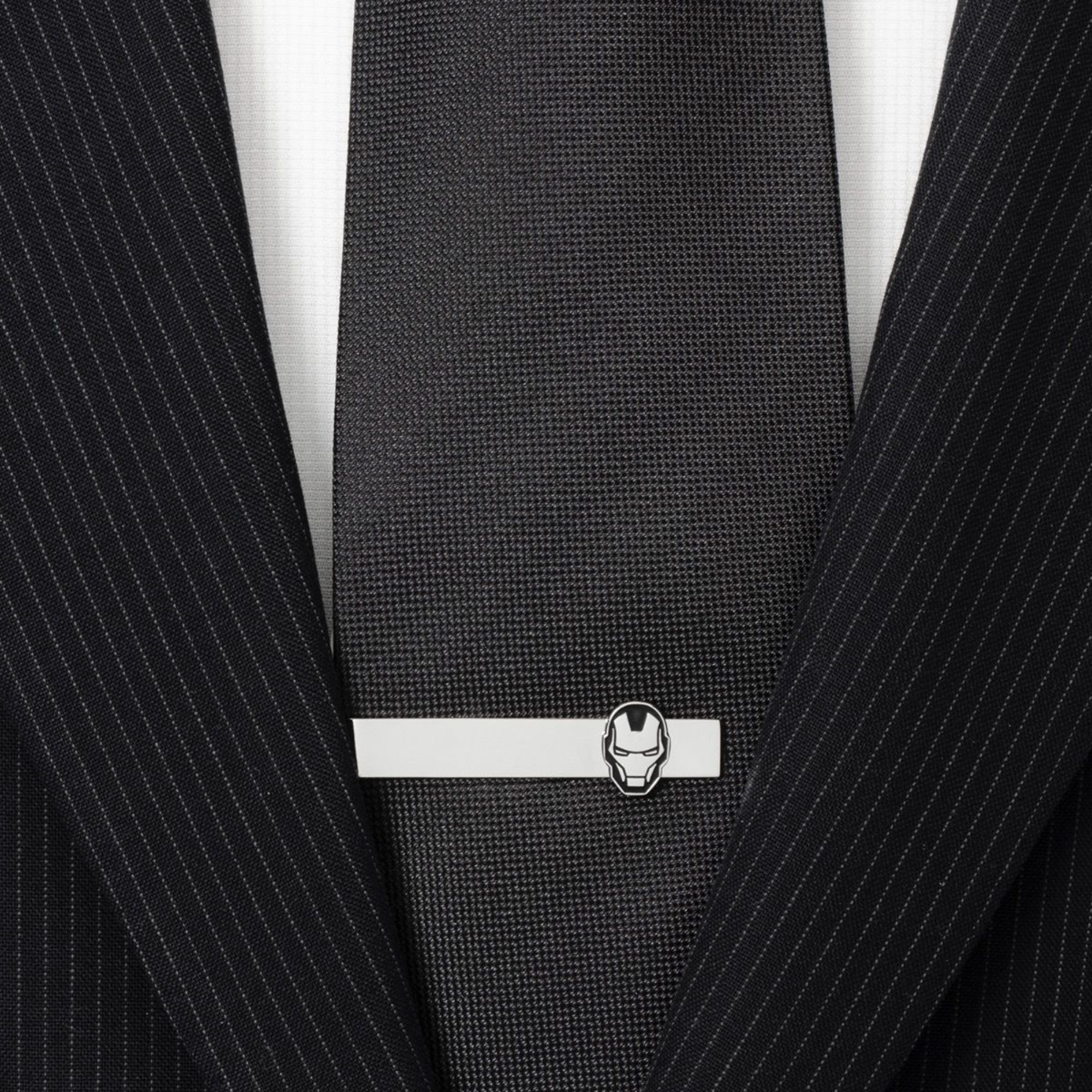Iron Man Silver Tie Bar
