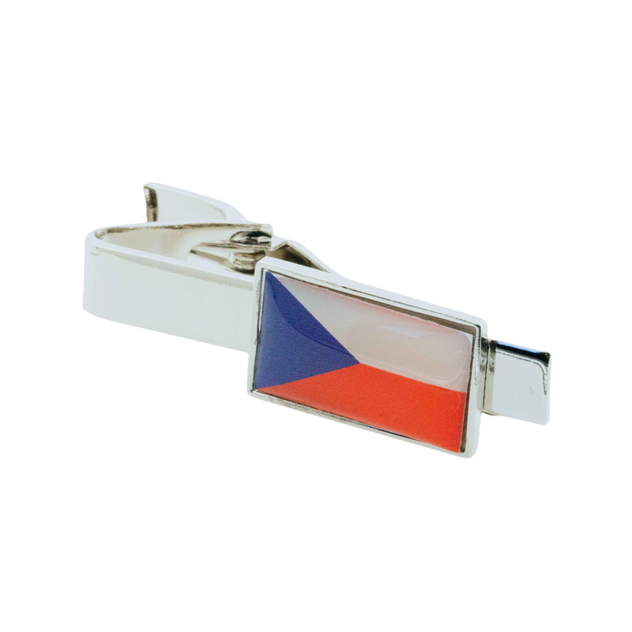 Flag of Czech Republic Tie Clip