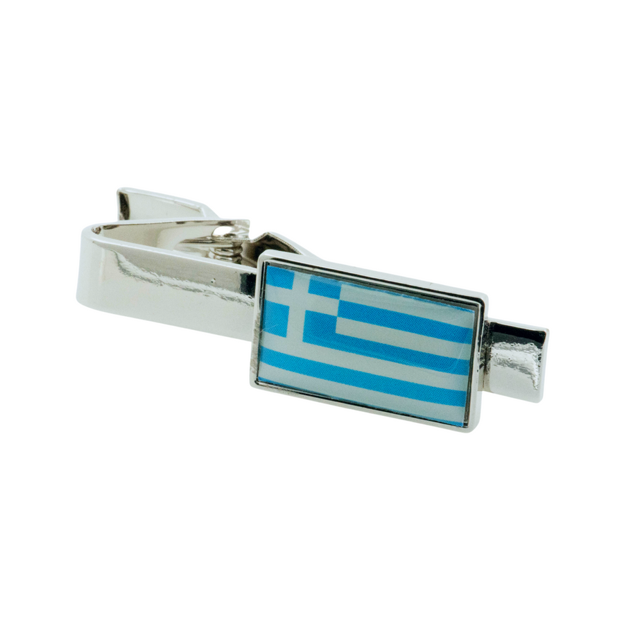 Flag of Greece Tie Clip