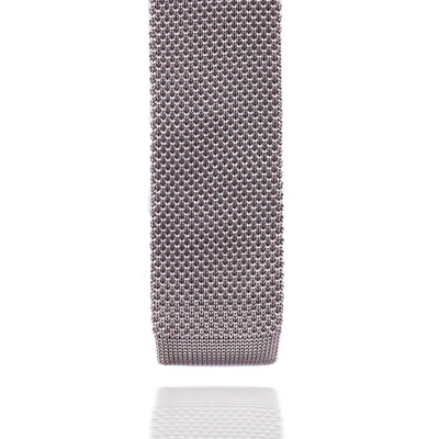 Light Grey Knitted Tie