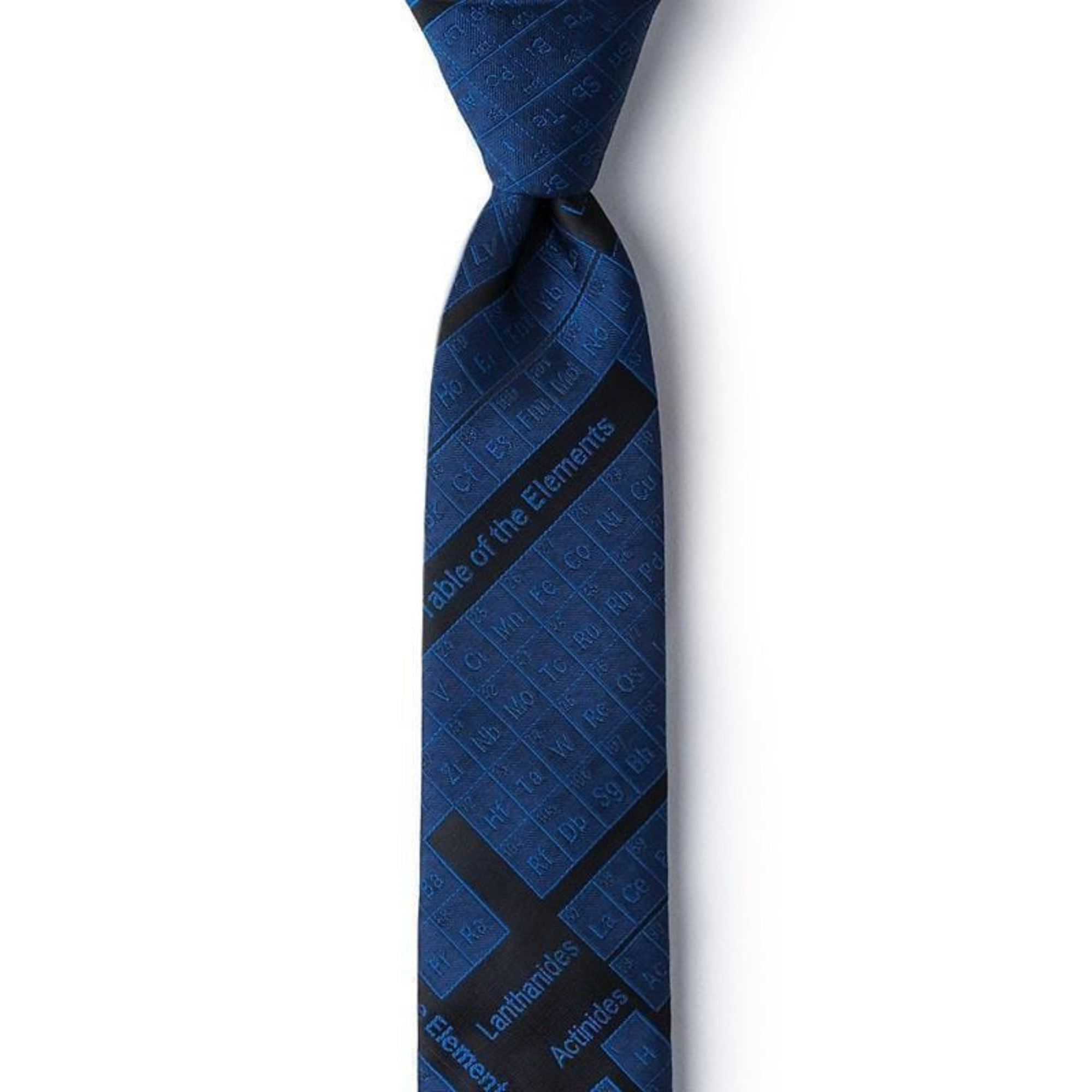 Periodic Table Skinny Tie in Blue