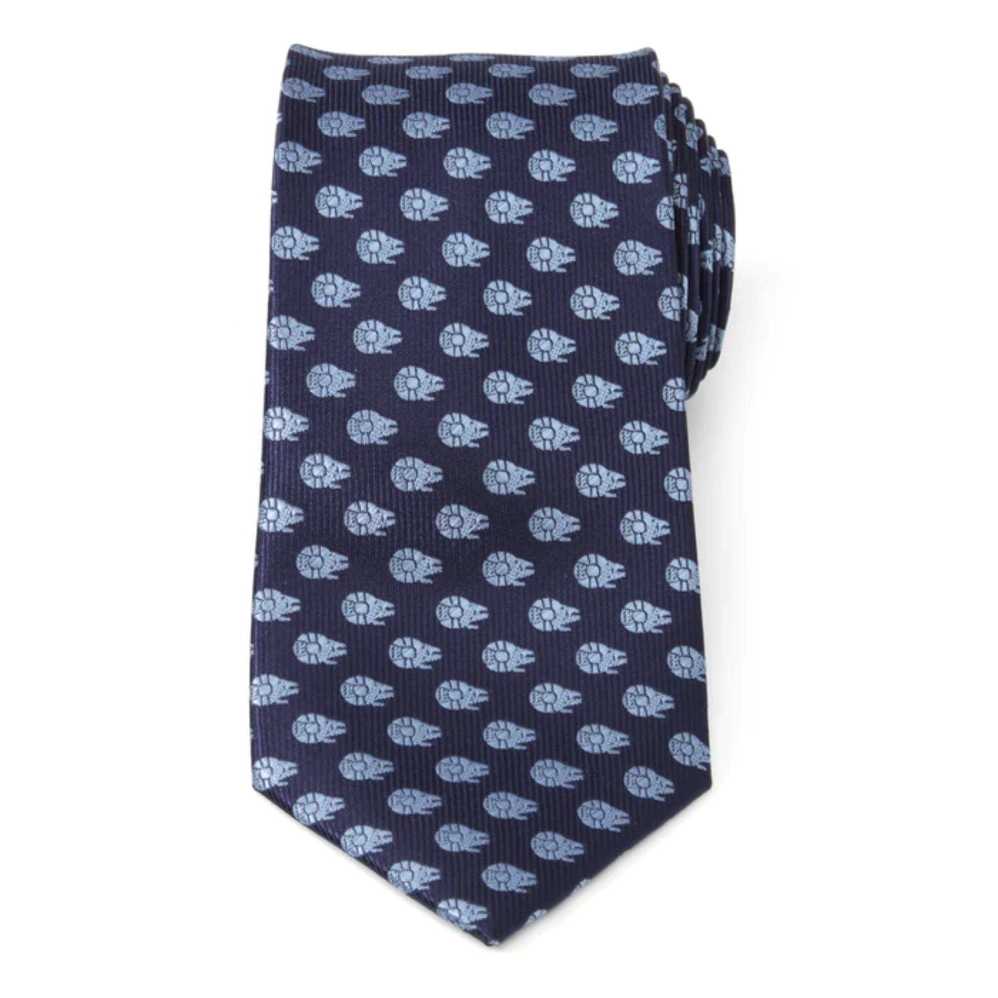 Star Wars Millennium Falcon Blue Tonal Mens Tie Ties Star Wars 