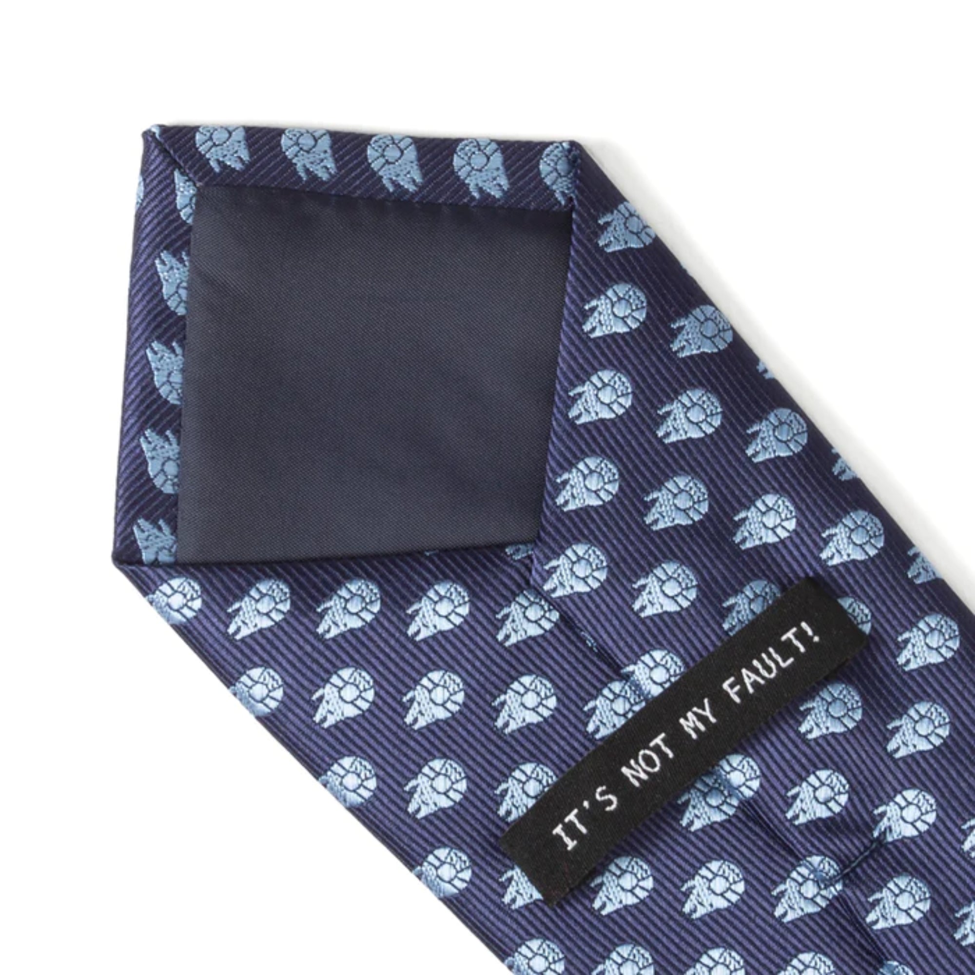 Star Wars Millennium Falcon Blue Tonal Mens Tie