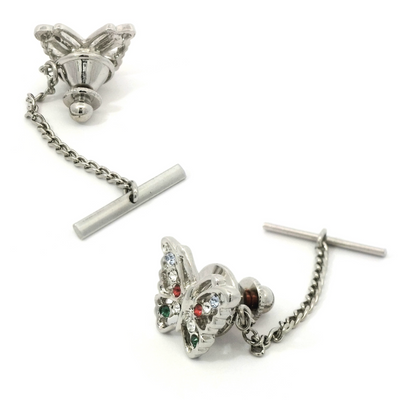 Butterfly Design Tie Pin featuring Swarovski Crystals