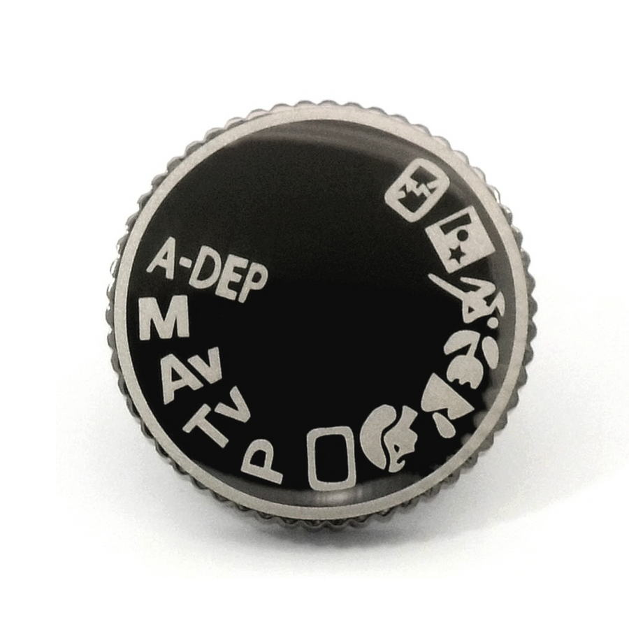 Camera Dial Lapel Badge