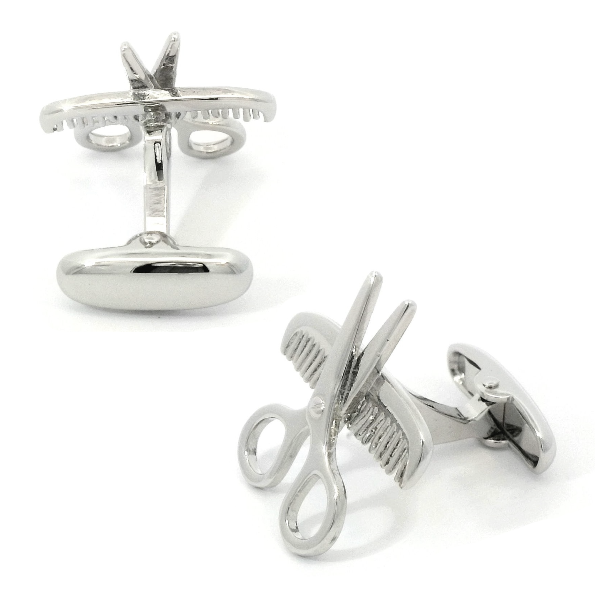 Comb Scissors Cufflinks