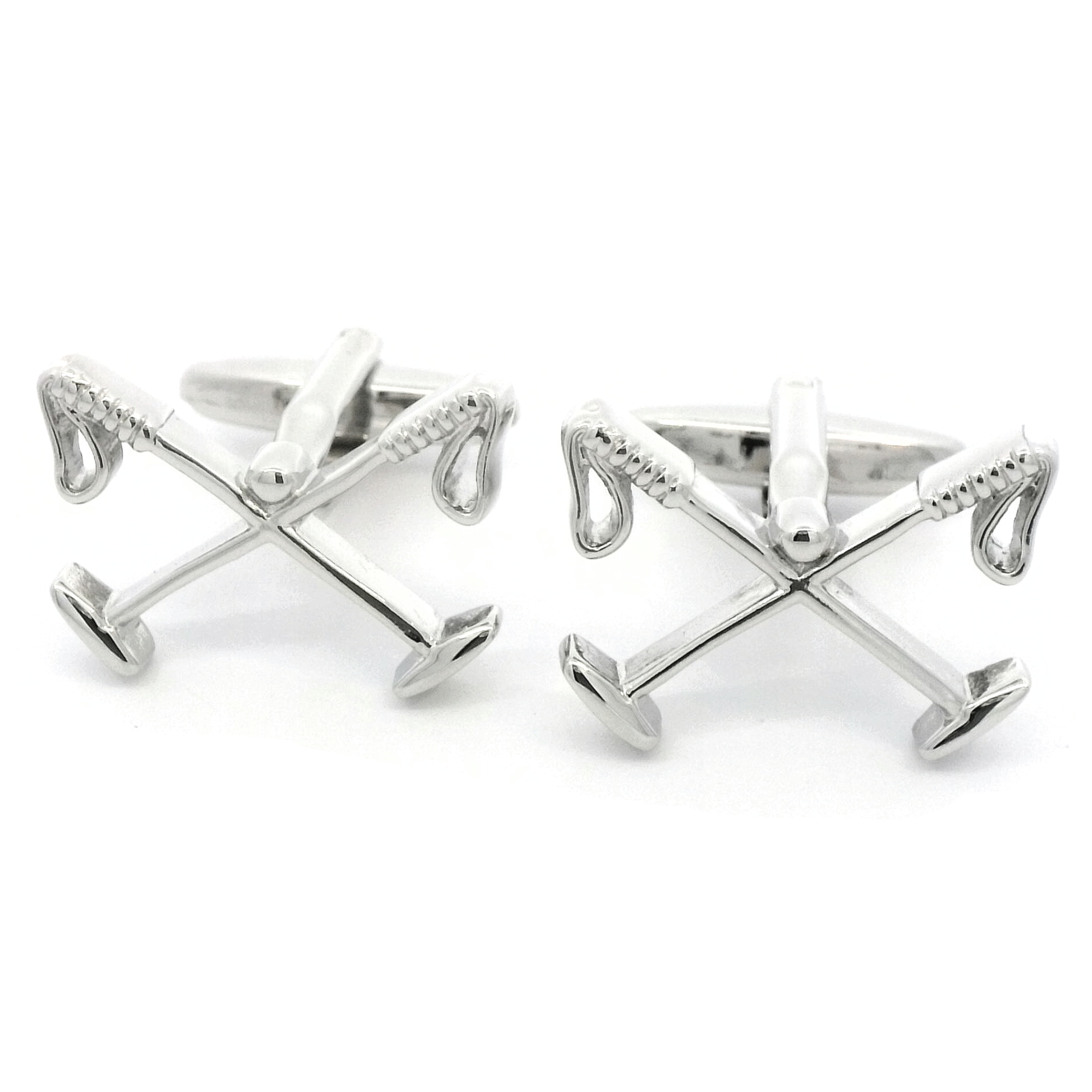 Crossed Polo Mallets Cufflinks