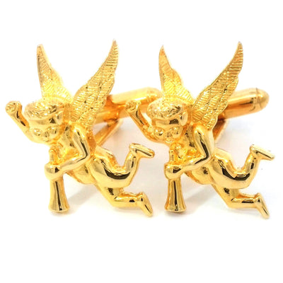 Cupid Gold Cufflinks