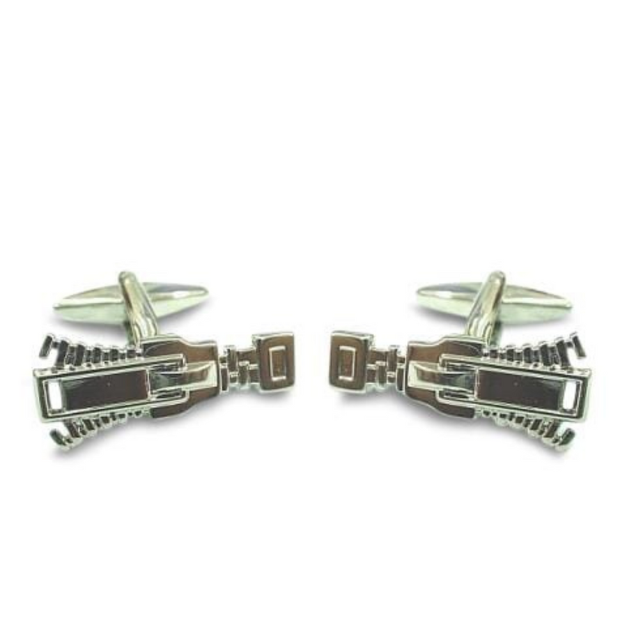 Metal Zipper Cufflinks