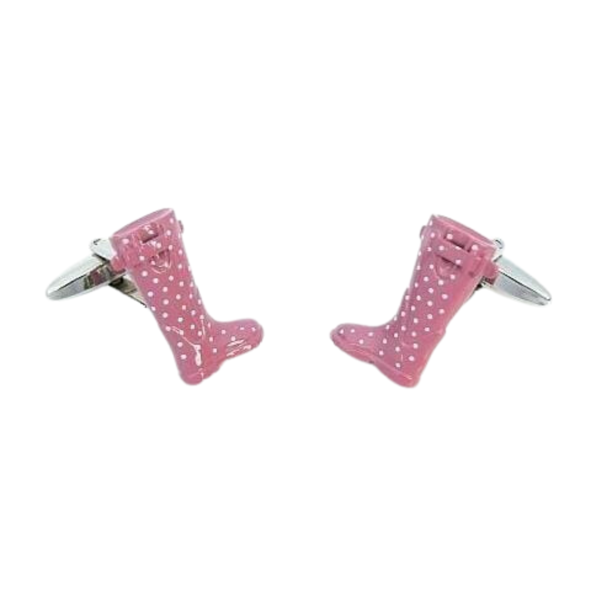 Pink Gum Boot Cufflinks