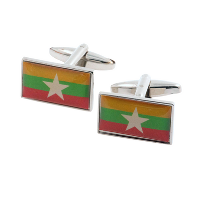 Flag of Myanmar Cufflinks