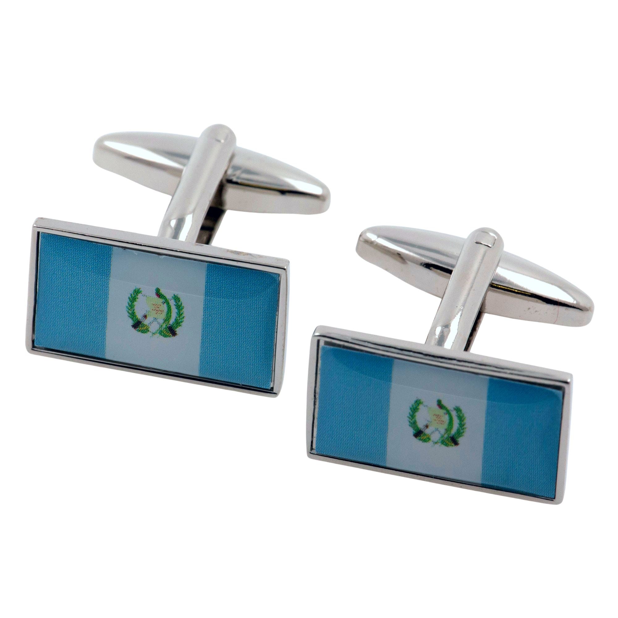 Flag of Guatemala Cufflinks Novelty Cufflinks Clinks 