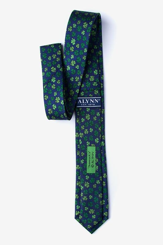 Shamrock'd Skinny Tie