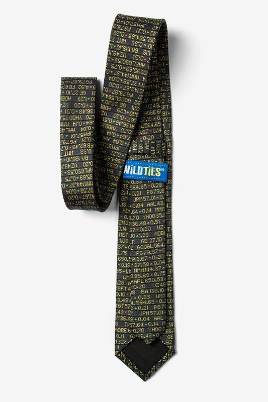 Stock Ticker Skinny Tie