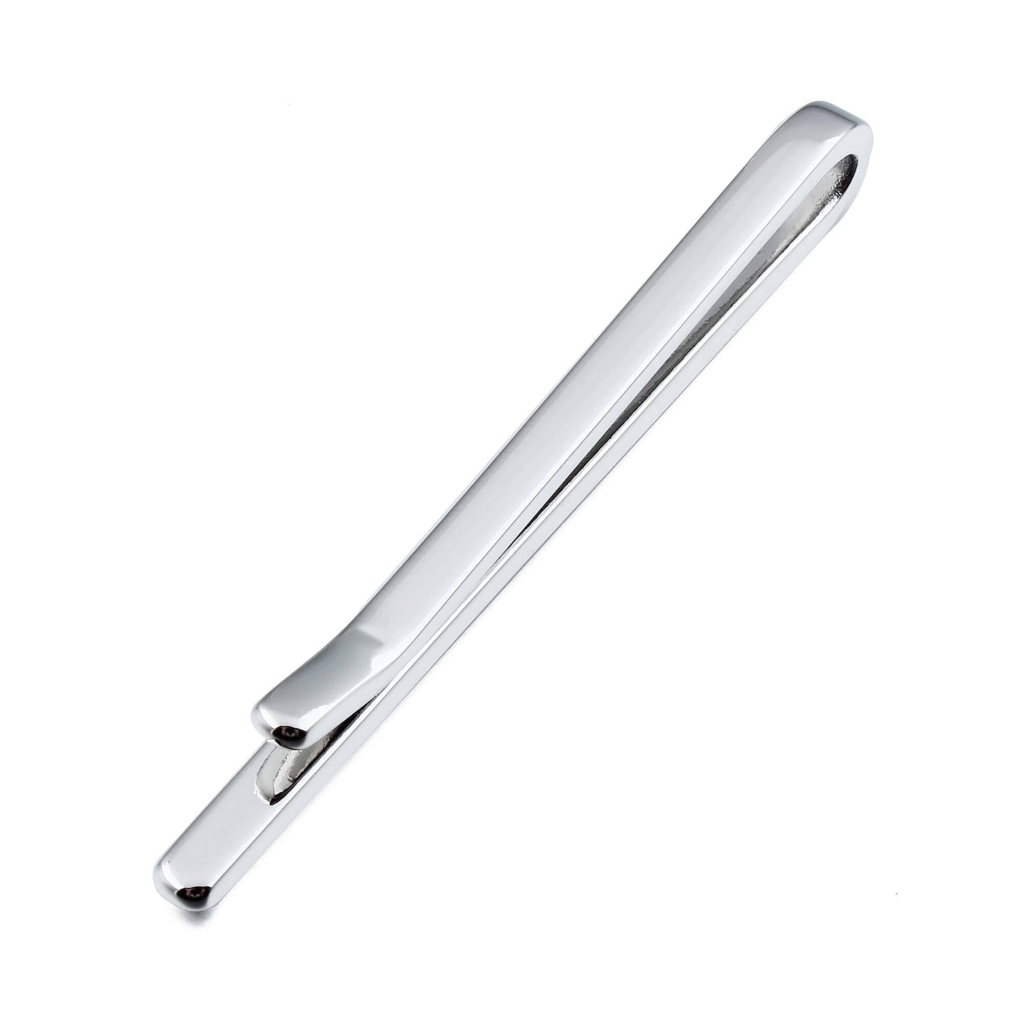Thin Silver Tie Bar Tie Clips Clinks Australia 