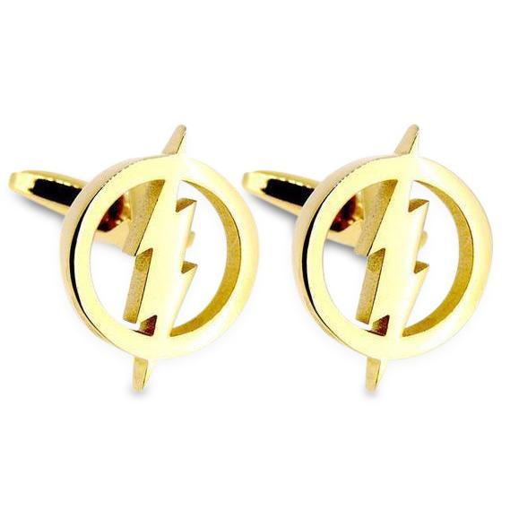 The Flash Cufflinks Gold
