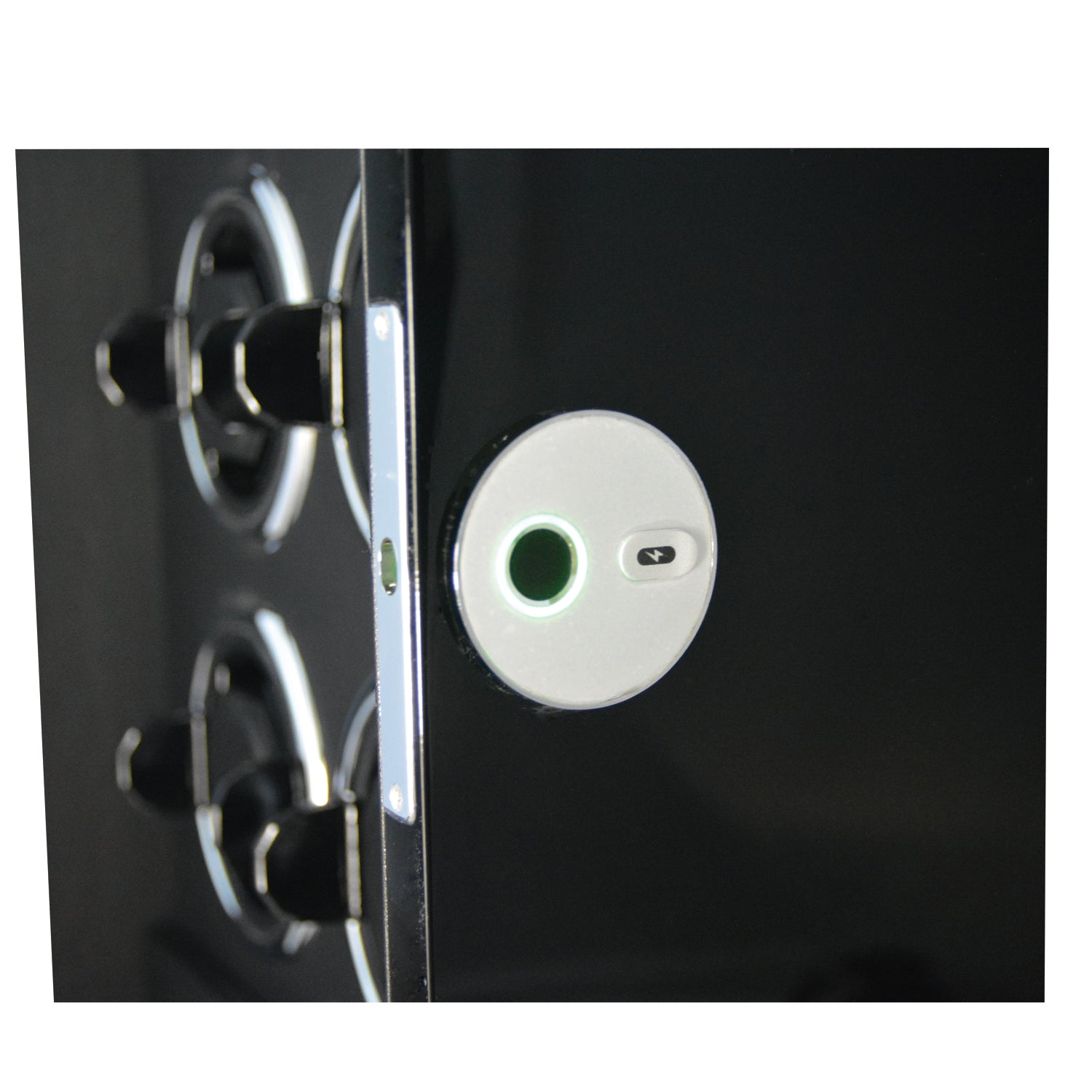 Yarra Watch Winder for 6 Watches + Drawer with Fingerprint Lock, 6 Watch Winder with Drawer, Watch Winder Boxes, Black Watch Winder, Fingerprint Lock Watch Winder, Watch Winders, nogiftbox, CW0604, Clinks Australia