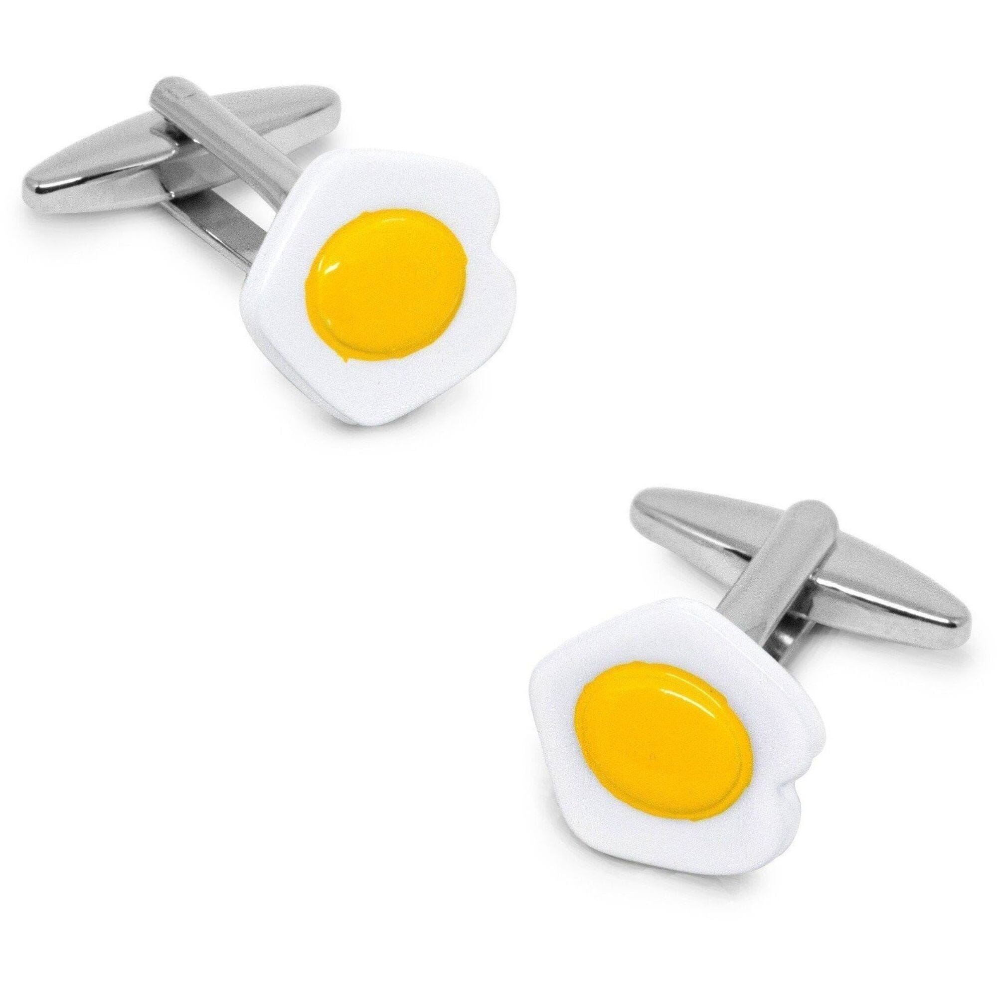 Fried Egg Cufflinks Novelty Cufflinks Clinks Australia Fried Egg Cufflinks 