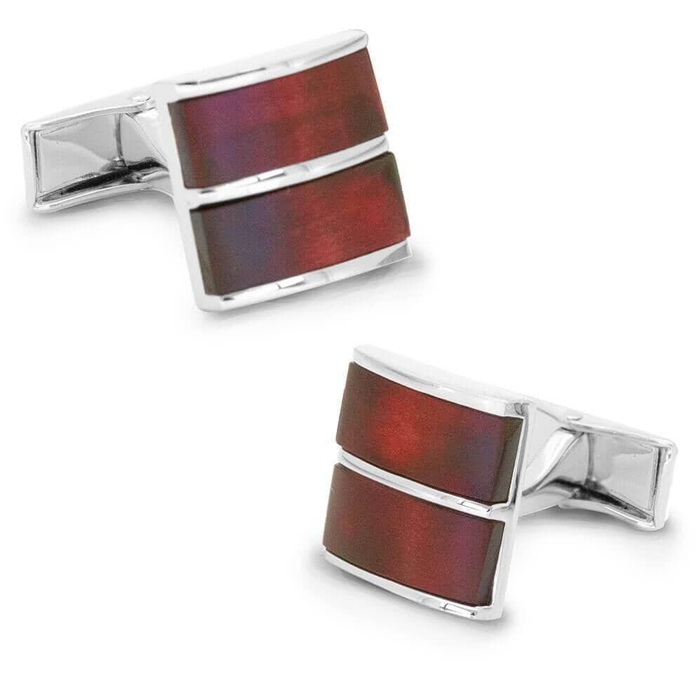 Dual Redwood Cufflinks Classic & Modern Cufflinks Clinks Australia Dual Redwood Cufflinks 