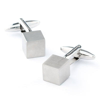 Silver Cube Cufflinks