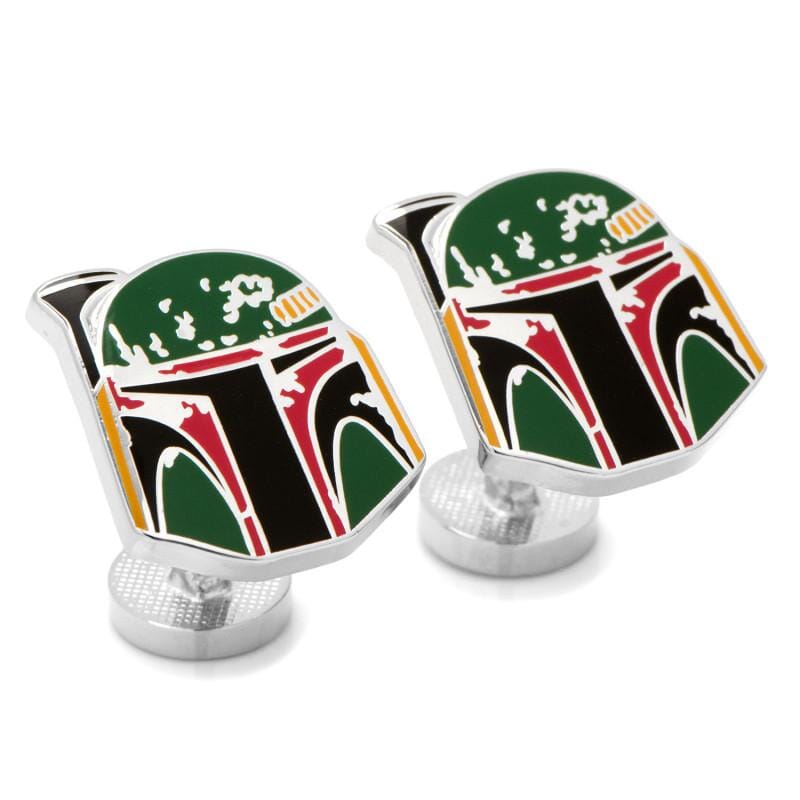 Star Wars Boba Fett Helmet Cufflinks Novelty Cufflinks Star Wars Star Wars Boba Fett Helmet Cufflinks 