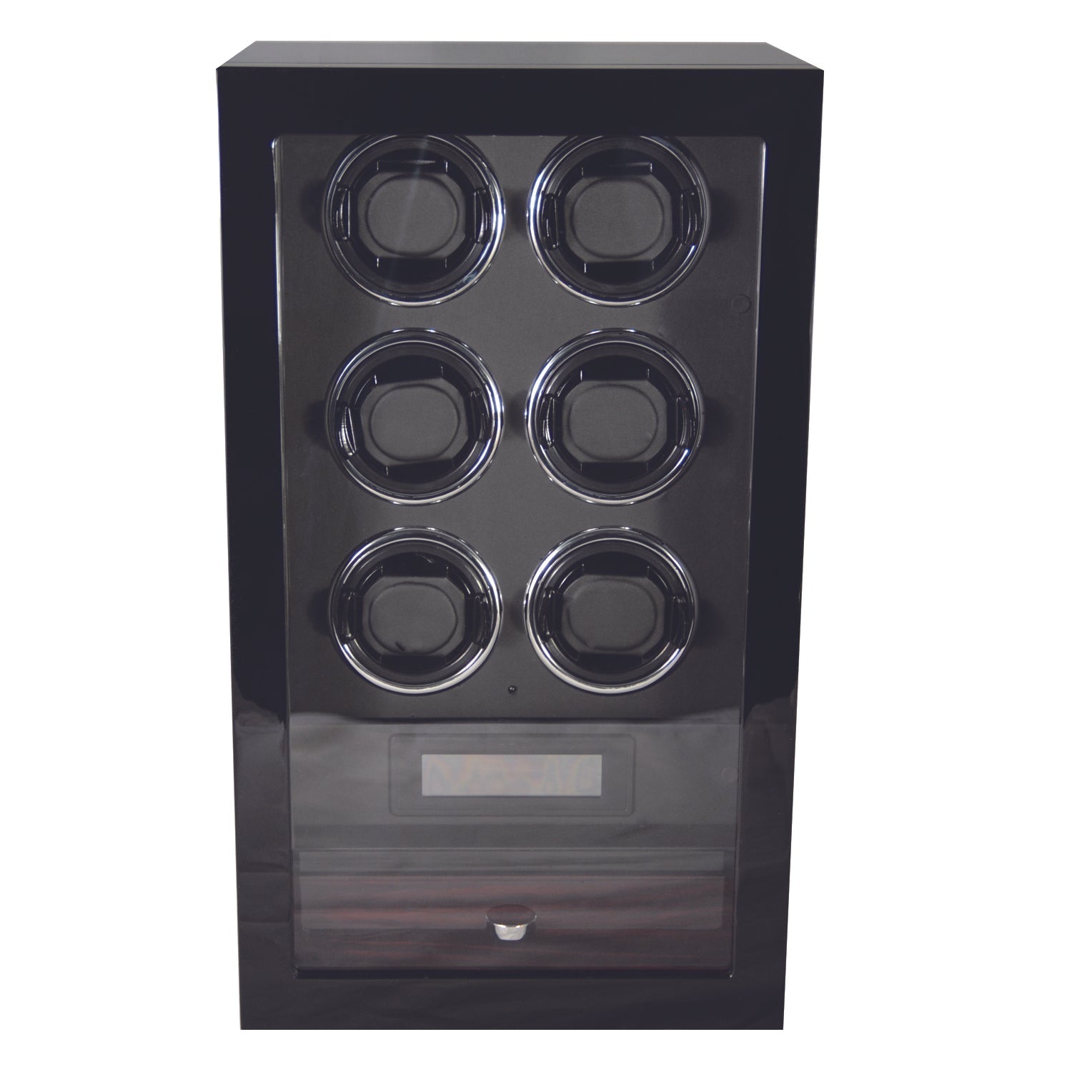 Yarra Watch Winder for 6 Watches + Drawer with Fingerprint Lock
