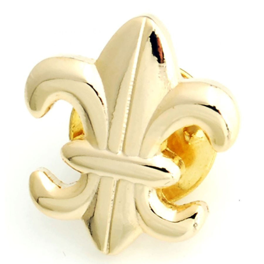 Fleur De Lis Lapel Pin in Gold