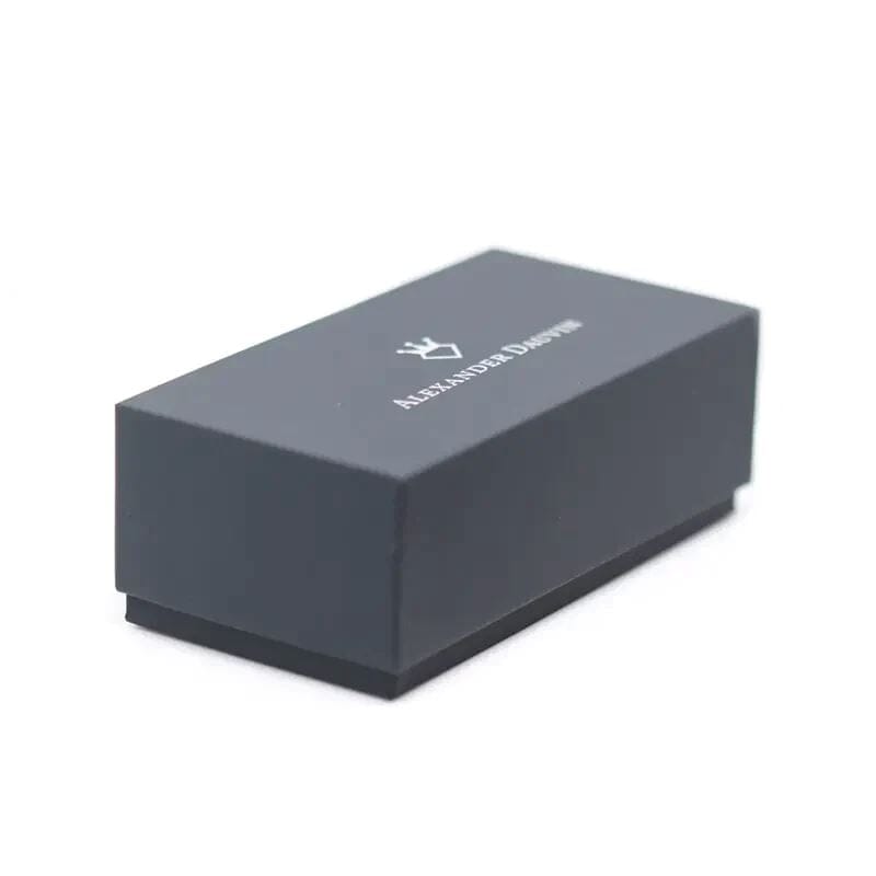 Roland Pedy Blue Swiss Opal Watch 40MM with Black Leather Strap Watches Clinks 