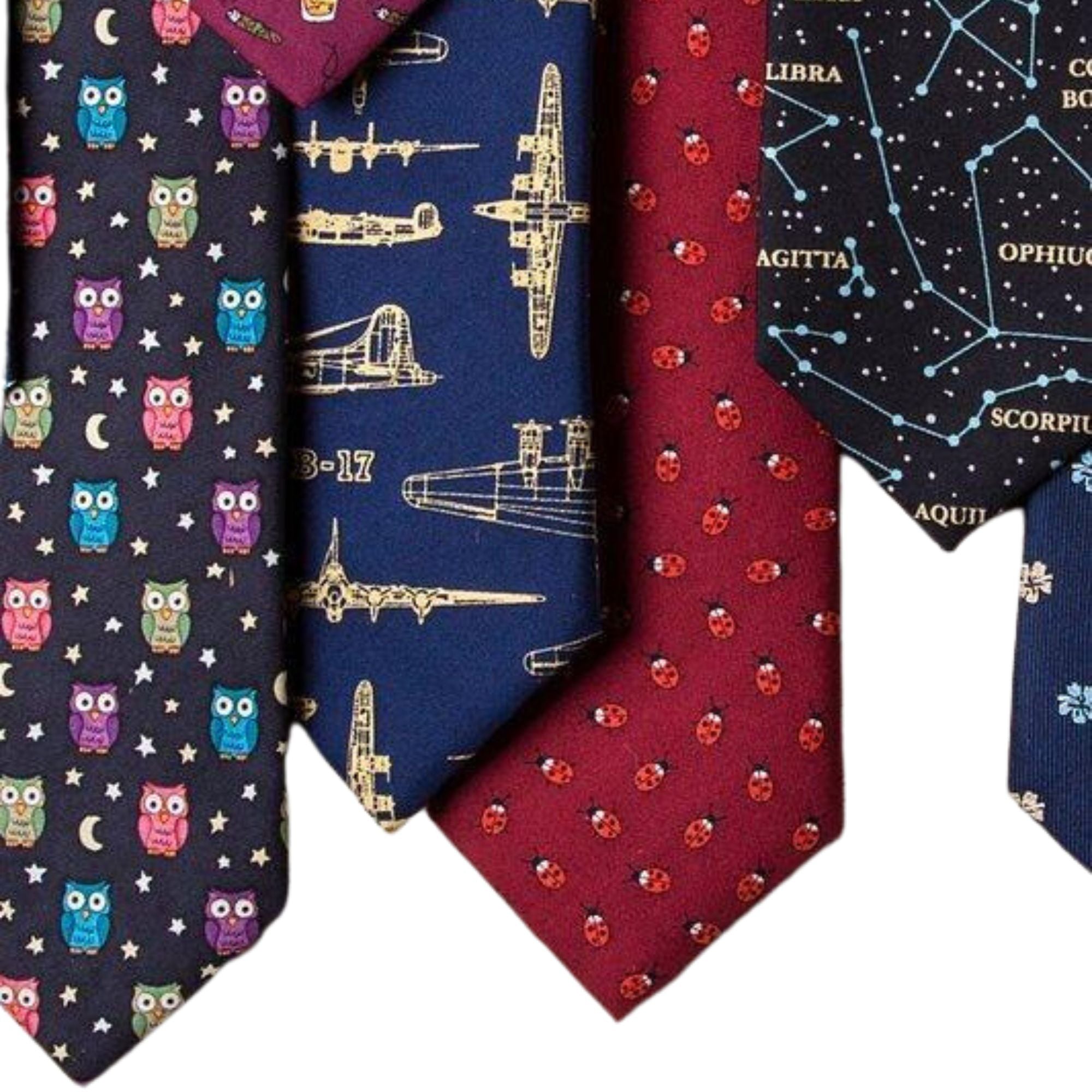 Flying Fortress Skinny Tie