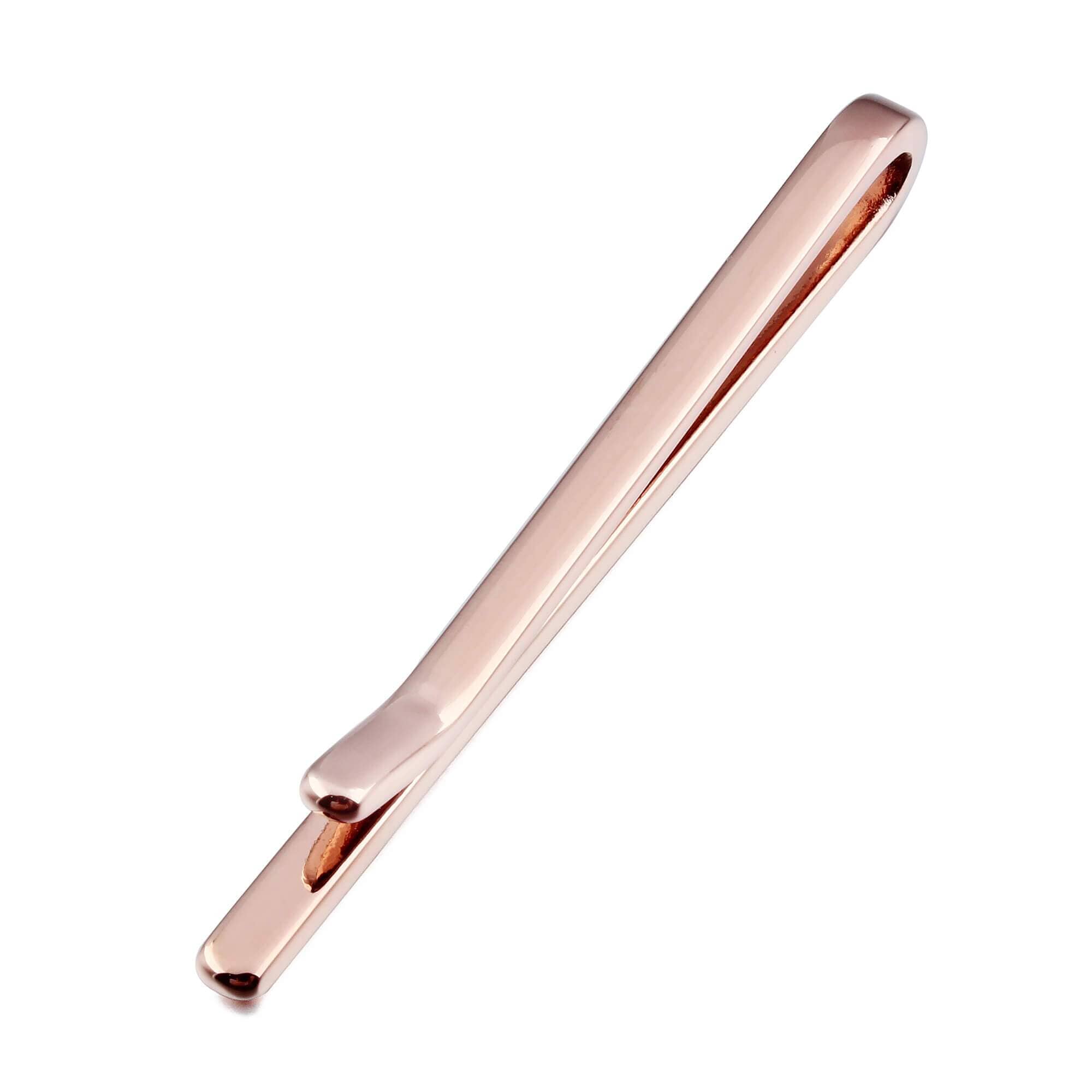 Thin Rose Gold Tie Bar Tie Clips Clinks Australia 