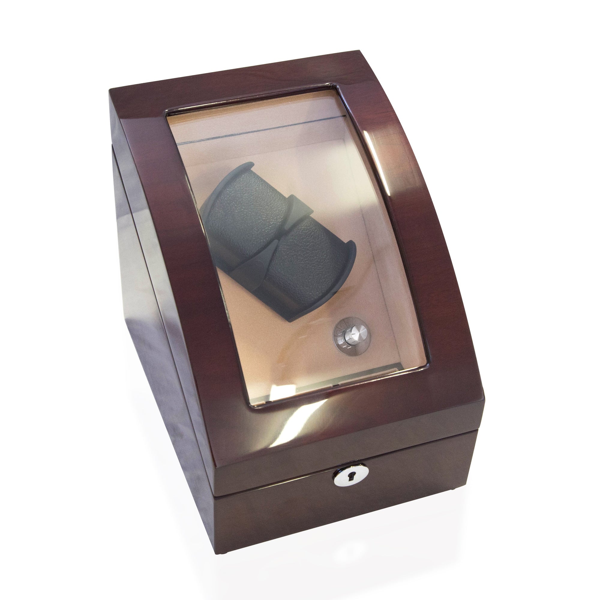 Mahogany Watch Winder Box, 2 + 3 Watch Winder Box, Cuffed Watch Watch Winder, Clinks Australia Watch Winder Box, Mahogany Watch Winder Box on Cuffed, Australia Watch Winder Box, Watch Winder Storage Box, Watch Winder Display Box, Watch Winder Box for 2 + 3, Watch Winder Box, Mahogany, CW0205, Clinks Australia