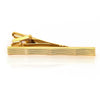 Gold Lines with Waves Tie Clip
